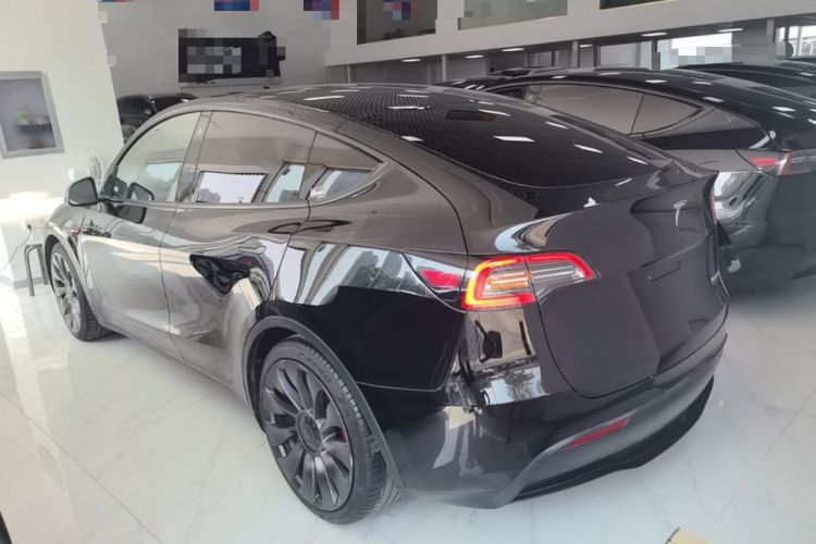 Used Tesla Model Y 2022 Performance High-Performance All-Wheel-Drive Version Rear Left 45 Deg