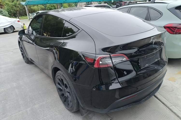 Used Tesla Model Y 2022 Revised Version Rear-Wheel Drive Rear Left 45 Deg