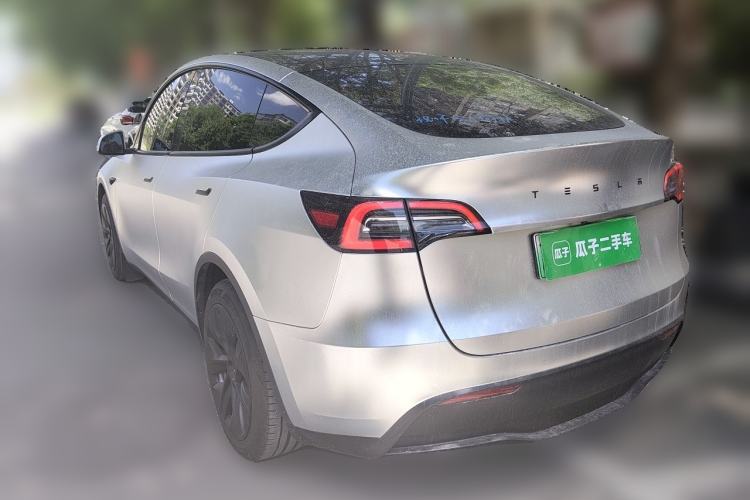 Used Tesla Model Y 2022 Revised Version Rear-Wheel Drive Rear Left 45 Deg