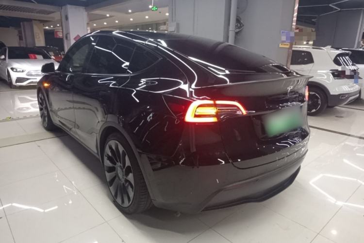Used Tesla Model Y 2022 Performance High-Performance All-Wheel-Drive Version Rear Left 45 Deg