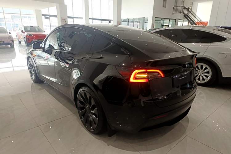 Used Tesla Model Y 2022 Performance High-Performance All-Wheel-Drive Version Rear Left 45 Deg