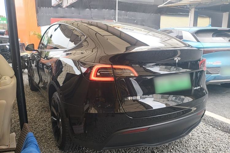 Used Tesla Model Y 2022 Revised Version Long-Range All-Wheel Drive Rear Left 45 Deg