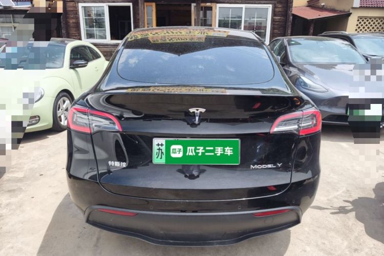 Used Tesla Model Y 2022 Revised Version Long-Range All-Wheel Drive Rear
