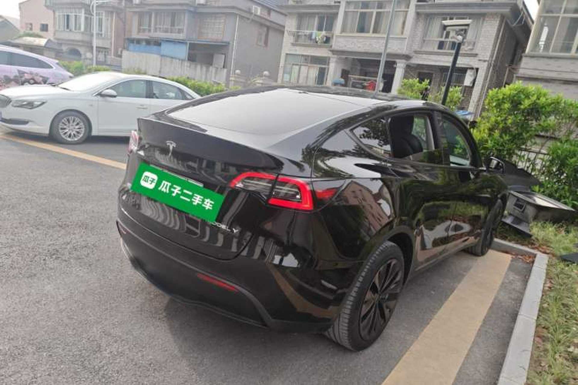 Used Tesla Model Y 2022 Revised Version Rear-Wheel Drive Rear Right 45 Deg