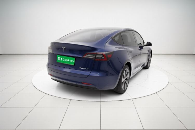 Used Tesla Model Y 2022 Revised Version Long-Range All-Wheel Drive Rear Right 45 Deg