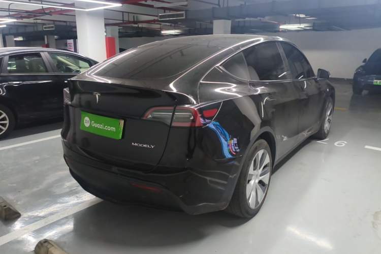 Used Tesla Model Y 2022 Revised Version Rear-Wheel Drive Rear Right 45 Deg