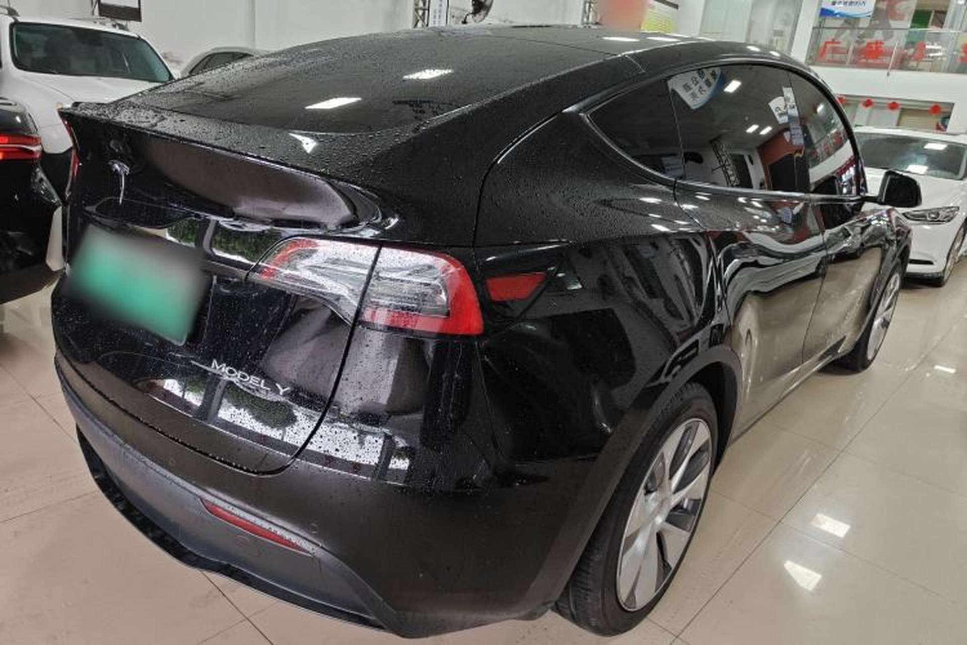 Used Tesla Model Y 2022 Revised Version Rear-Wheel Drive Rear Right 45 Deg
