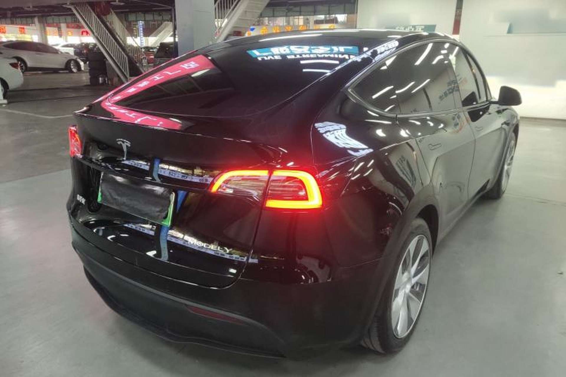 Used Tesla Model Y 2022 Revised Version Rear-Wheel Drive Rear Right 45 Deg