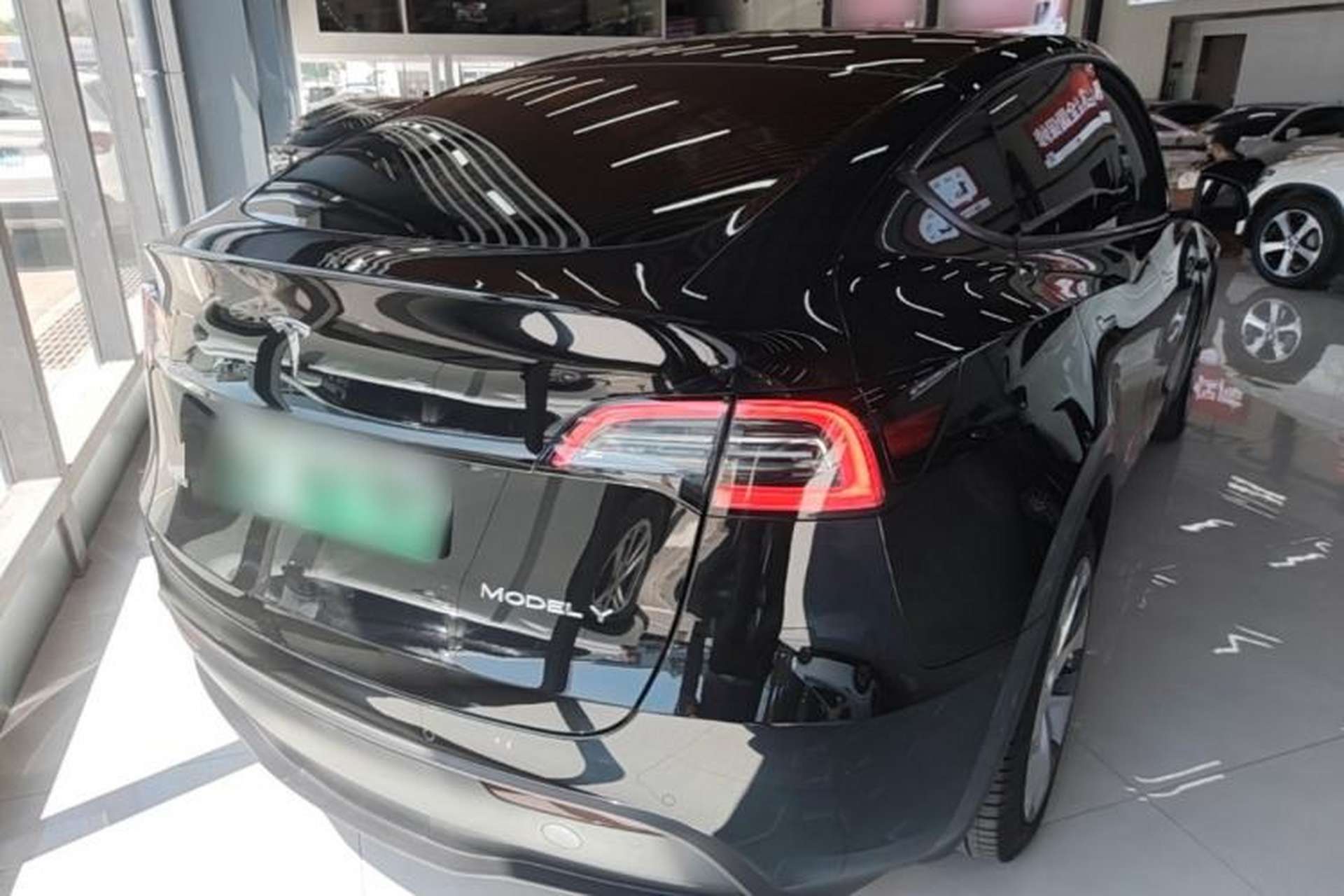 Used Tesla Model Y 2022 Revised Version Rear-Wheel Drive Rear Right 45 Deg