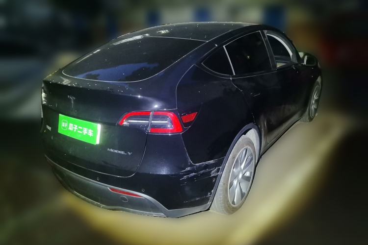 Used Tesla Model Y 2022 Revised Version Rear-Wheel Drive Rear Right 45 Deg