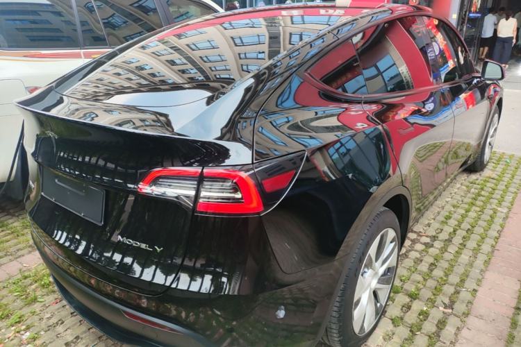 Used Tesla Model Y 2022 Revised Version Rear-Wheel Drive Rear Right 45 Deg