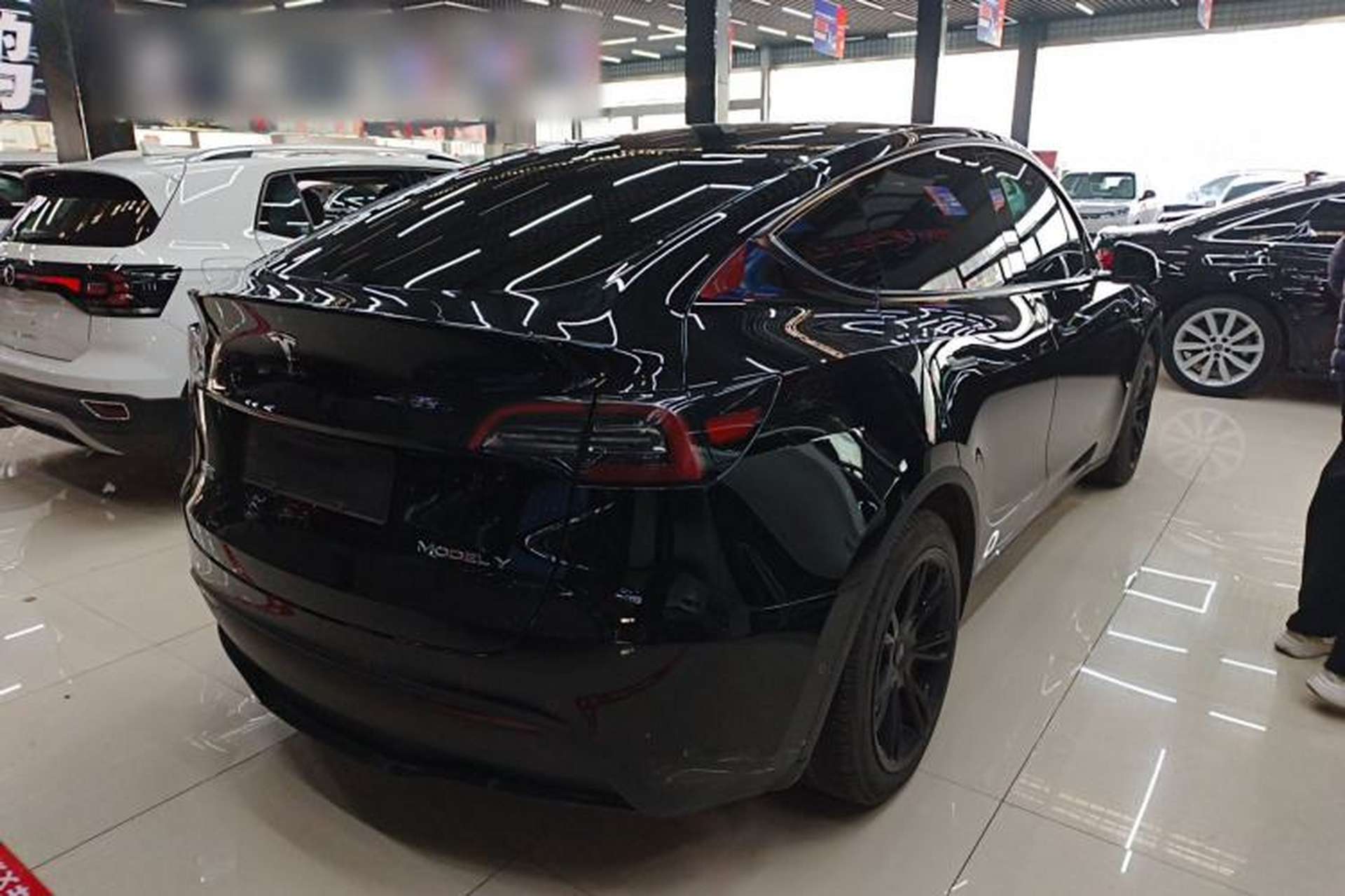 Used Tesla Model Y 2022 Revised Version Rear-Wheel Drive Rear Right 45 Deg