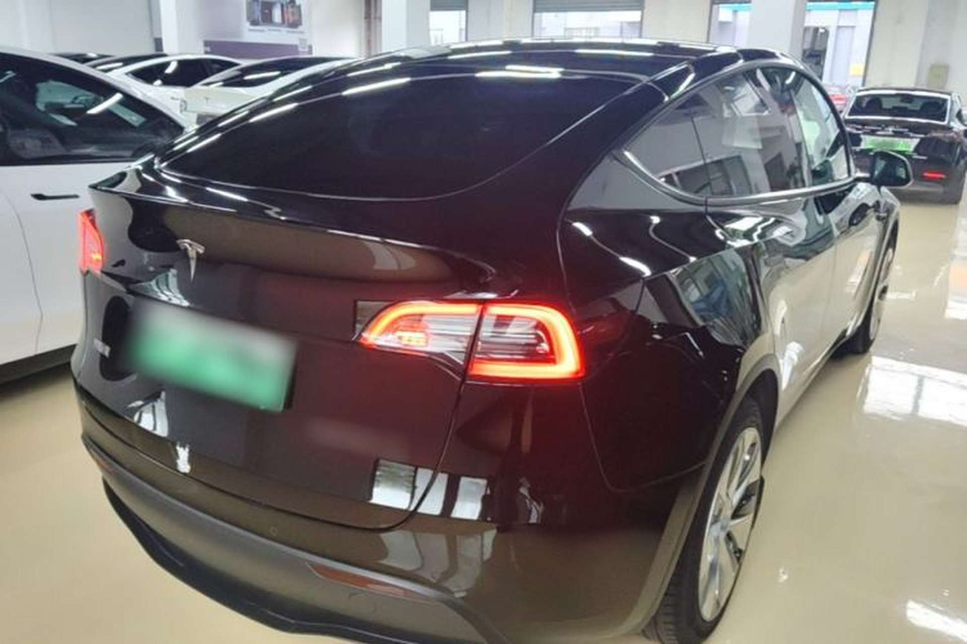 Used Tesla Model Y 2022 Revised Version Rear-Wheel Drive Rear Right 45 Deg