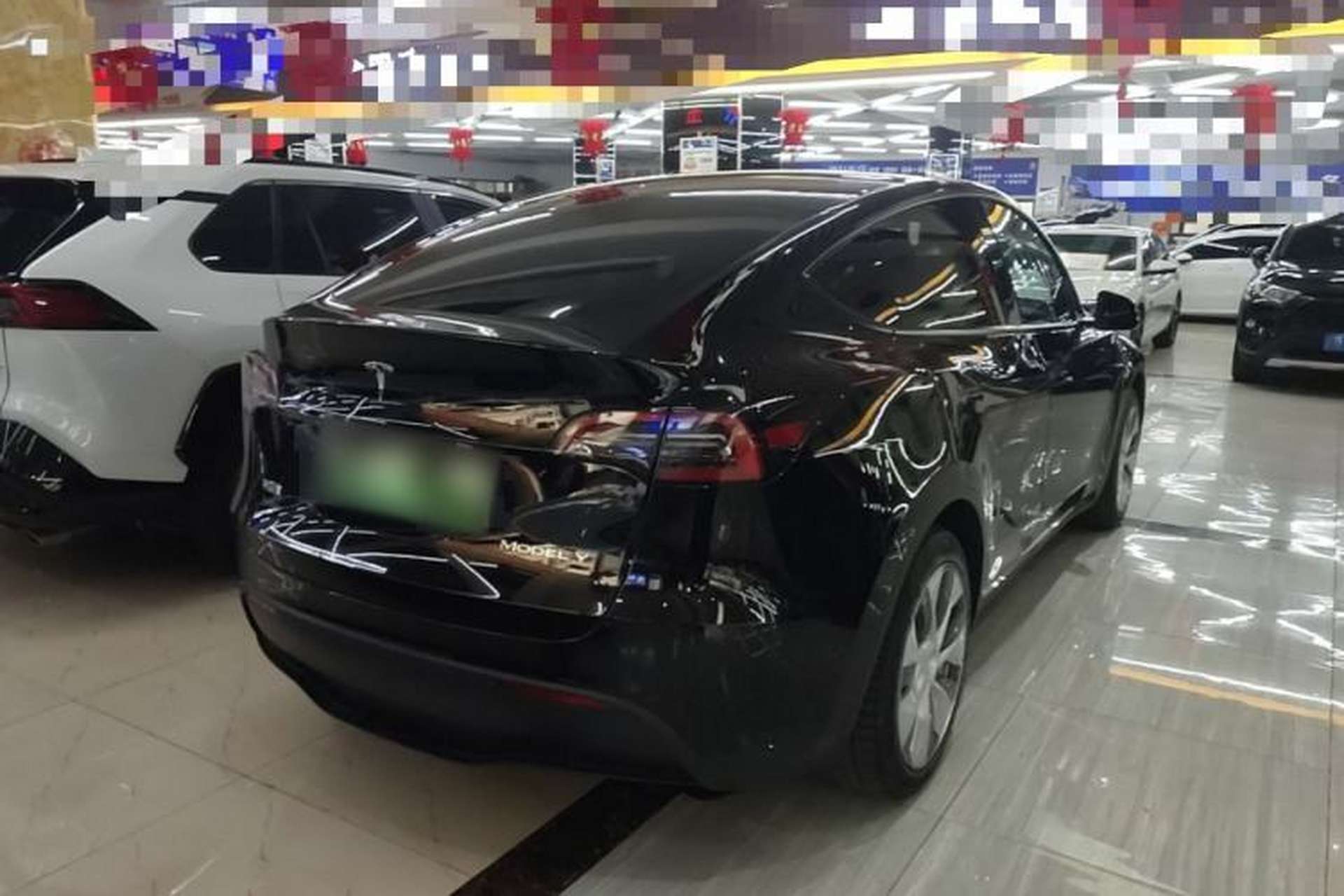 Used Tesla Model Y 2022 Revised Version Rear-Wheel Drive Rear Right 45 Deg