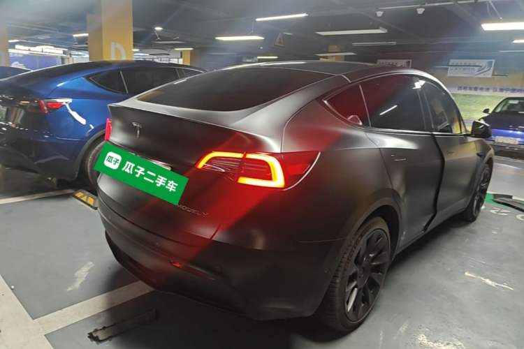 Used Tesla Model Y 2022 Revised Version Rear-Wheel Drive Rear Right 45 Deg