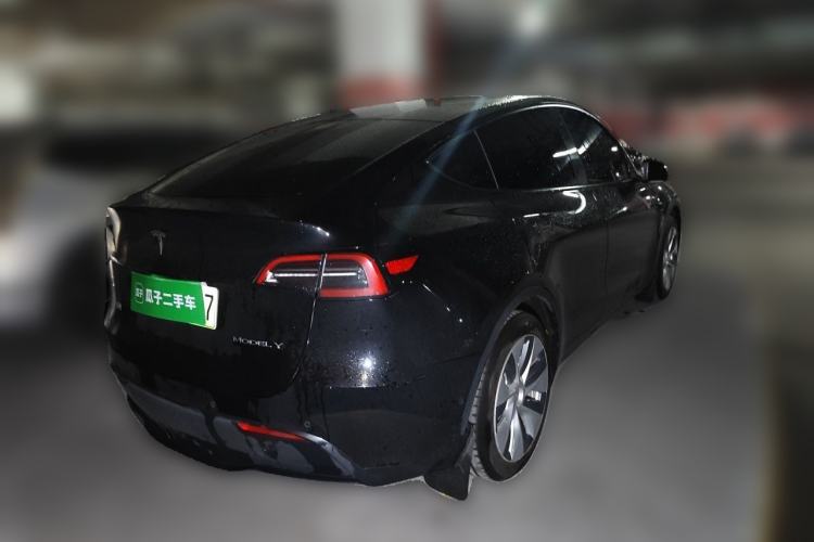 Used Tesla Model Y 2022 Revised Version Rear-Wheel Drive Rear Right 45 Deg