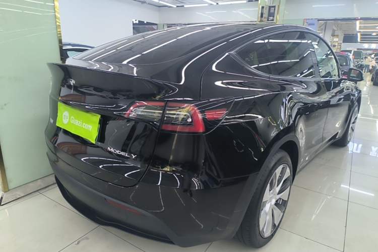 Used Tesla Model Y 2022 Revised Version Rear-Wheel Drive Rear Right 45 Deg