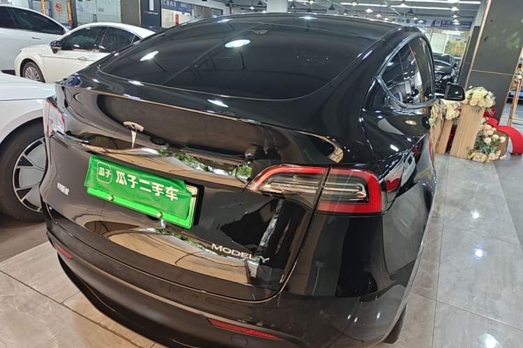 Used Tesla Model Y 2022 Revised Version Rear-Wheel Drive Rear Right 45 Deg