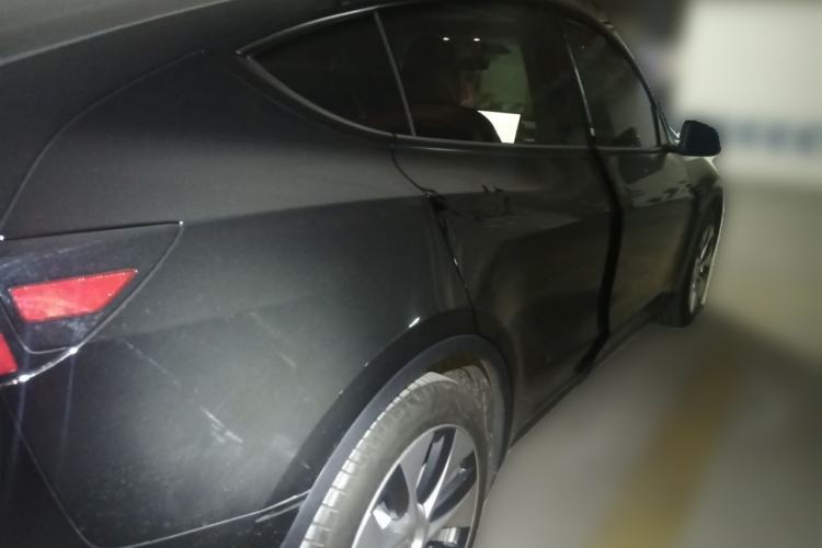 Used Tesla Model Y 2022 Revised Version Rear-Wheel Drive Rear Right 45 Deg