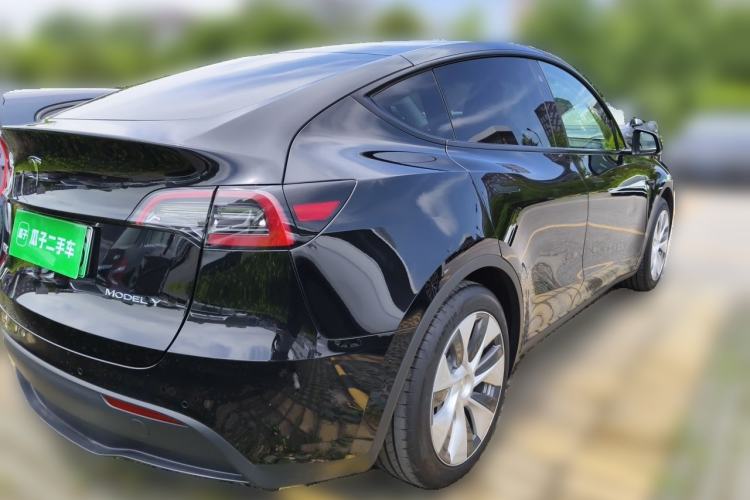 Used Tesla Model Y 2022 Revised Version Rear-Wheel Drive Rear Right 45 Deg