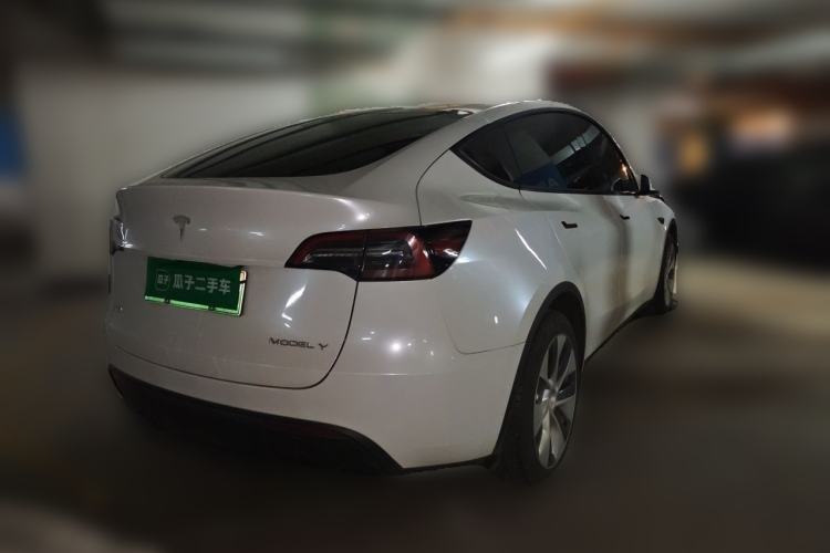 Used Tesla Model Y 2022 Revised Version Rear-Wheel Drive Rear Right 45 Deg