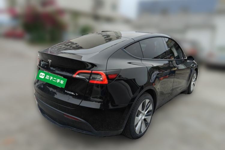 Used Tesla Model Y 2022 Revised Version Rear-Wheel Drive Rear Right 45 Deg