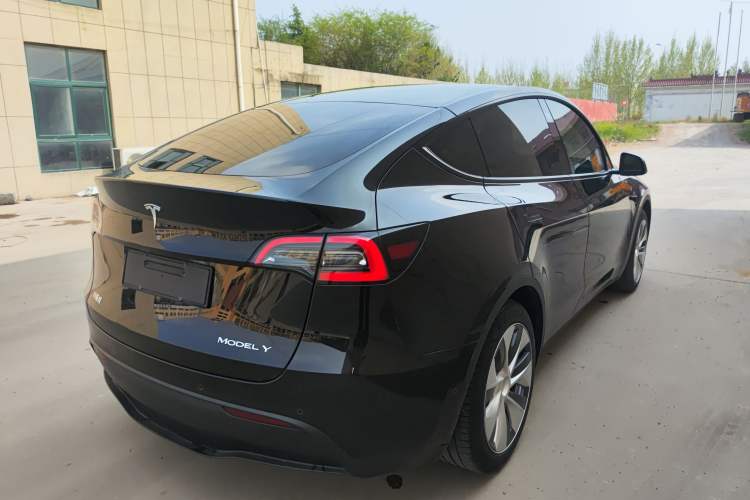 Used Tesla Model Y 2022 Revised Version Rear-Wheel Drive Rear Right 45 Deg