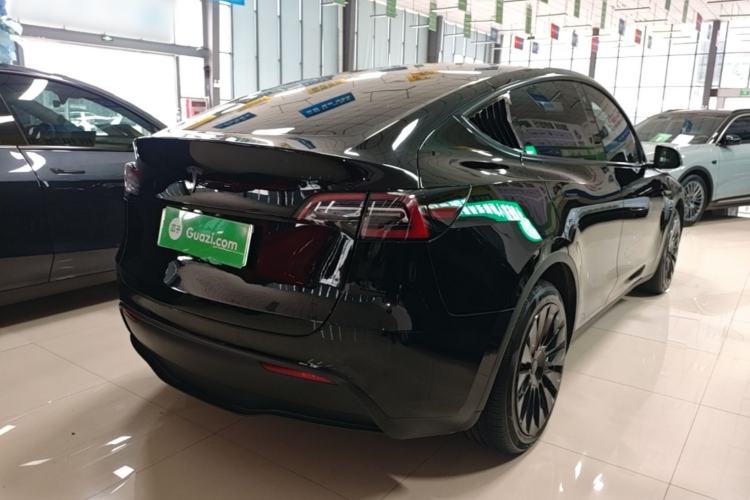 Used Tesla Model Y 2022 Revised Version Long-Range All-Wheel Drive Rear Right 45 Deg