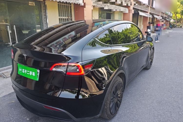Used Tesla Model Y 2022 Revised Version Rear-Wheel Drive Rear Right 45 Deg