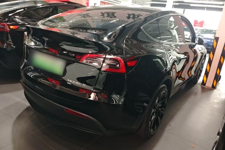 Used Tesla Model Y 2022 Revised Version Rear-Wheel Drive Rear Right 45 Deg