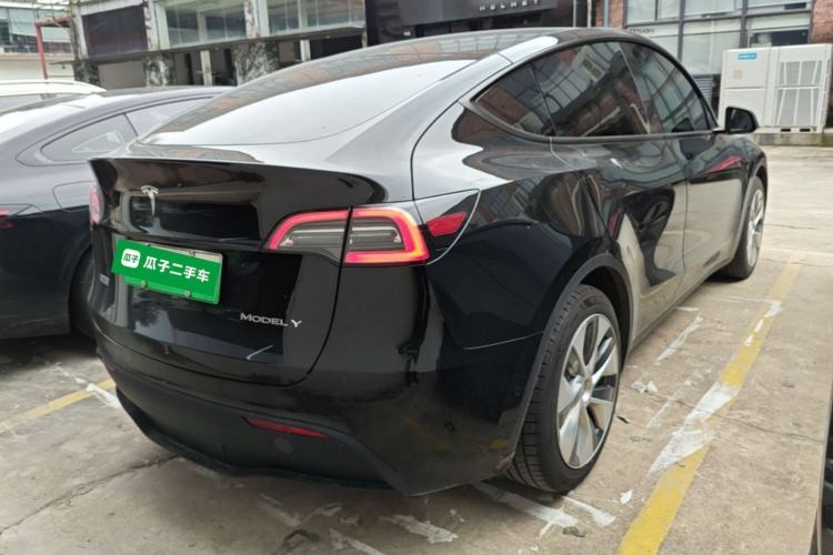 Used Tesla Model Y 2022 Revised Version Rear-Wheel Drive Rear Right 45 Deg