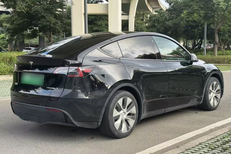 Used Tesla Model Y 2022 Revised Version Rear-Wheel Drive Rear Right 45 Deg