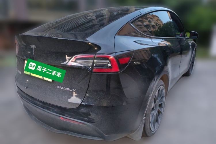 Used Tesla Model Y 2022 Rear-Wheel-Drive Version Rear Right 45 Deg