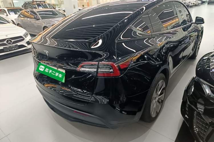Used Tesla Model Y 2022 Revised Version Rear-Wheel Drive Rear Right 45 Deg