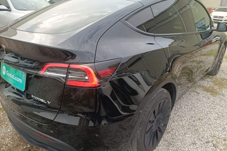 Used Tesla Model Y 2022 Revised Version Rear-Wheel Drive Rear Right 45 Deg