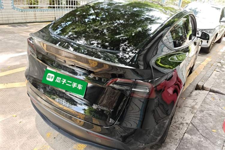 Used Tesla Model Y 2022 Revised Version Rear-Wheel Drive Rear Right 45 Deg