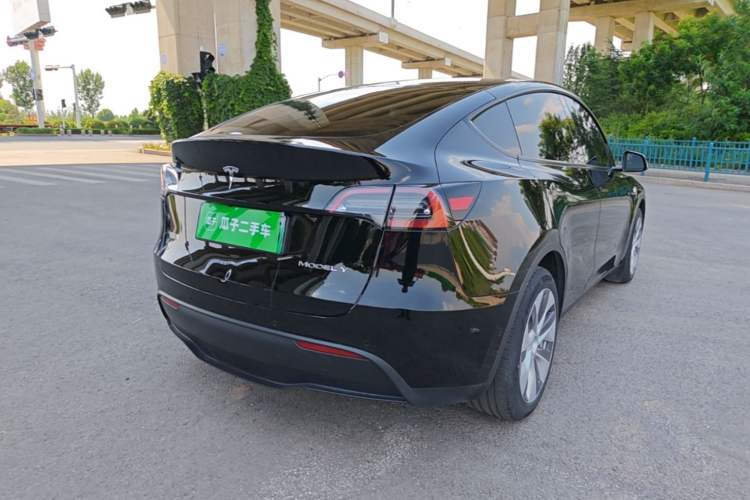 Used Tesla Model Y 2022 Revised Version Long-Range All-Wheel Drive Rear Right 45 Deg