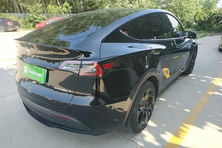 Used Tesla Model Y 2022 Revised Version Rear-Wheel Drive Rear Right 45 Deg
