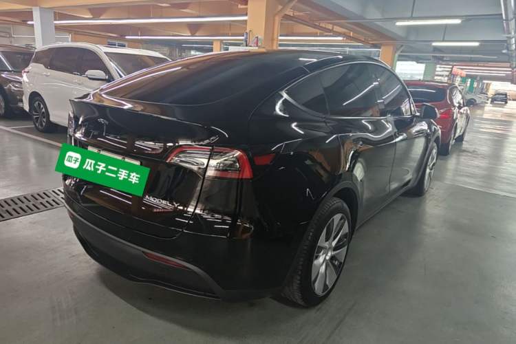 Used Tesla Model Y 2022 Revised Version Rear-Wheel Drive Rear Right 45 Deg