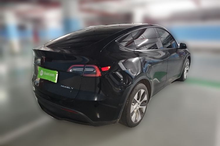 Used Tesla Model Y 2022 Revised Version Rear-Wheel Drive Rear Right 45 Deg