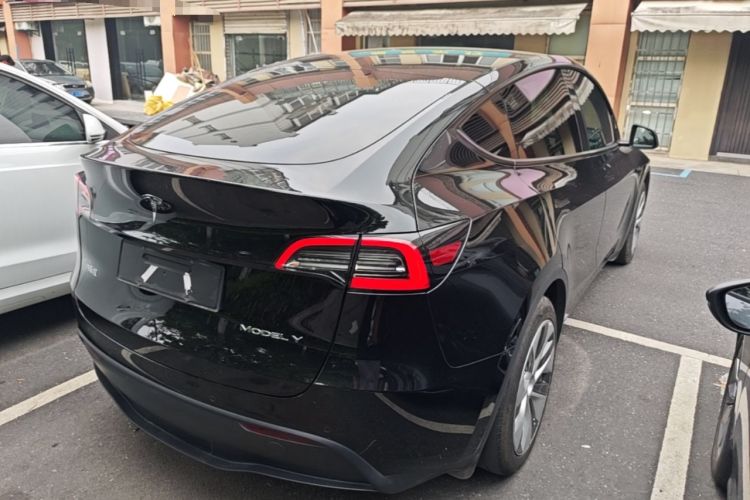 Used Tesla Model Y 2022 Revised Version Rear-Wheel Drive Rear Right 45 Deg