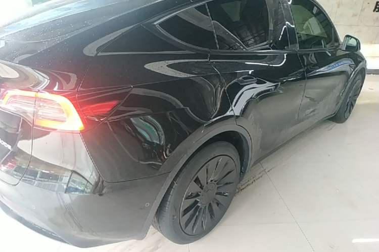 Used Tesla Model Y 2022 Revised Version Rear-Wheel Drive Rear Right 45 Deg