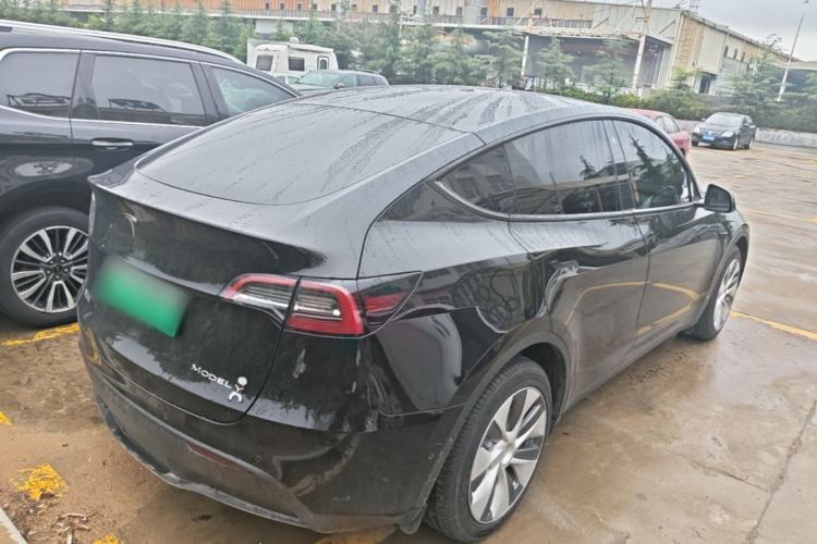 Used Tesla Model Y 2022 Revised Version Long-Range All-Wheel Drive Rear Right 45 Deg