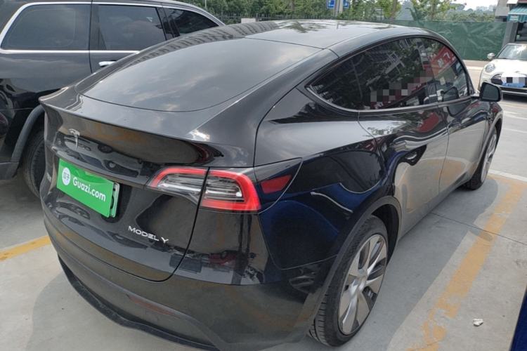 Used Tesla Model Y 2022 Revised Version Rear-Wheel Drive Rear Right 45 Deg