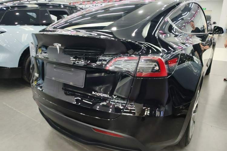 Used Tesla Model Y 2022 Revised Version Rear-Wheel Drive Rear Right 45 Deg