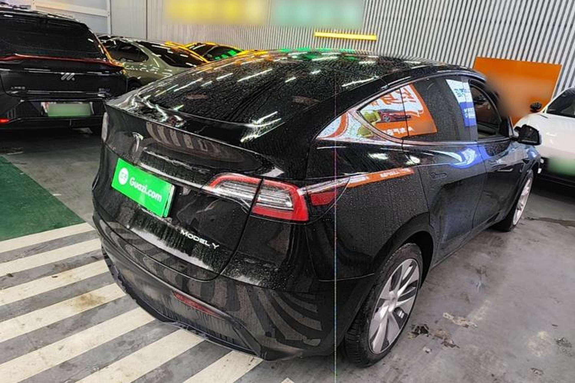 Used Tesla Model Y 2022 Revised Version Rear-Wheel Drive Rear Right 45 Deg