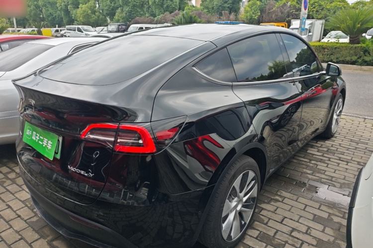 Used Tesla Model Y 2022 Revised Version Long-Range All-Wheel Drive Rear Right 45 Deg