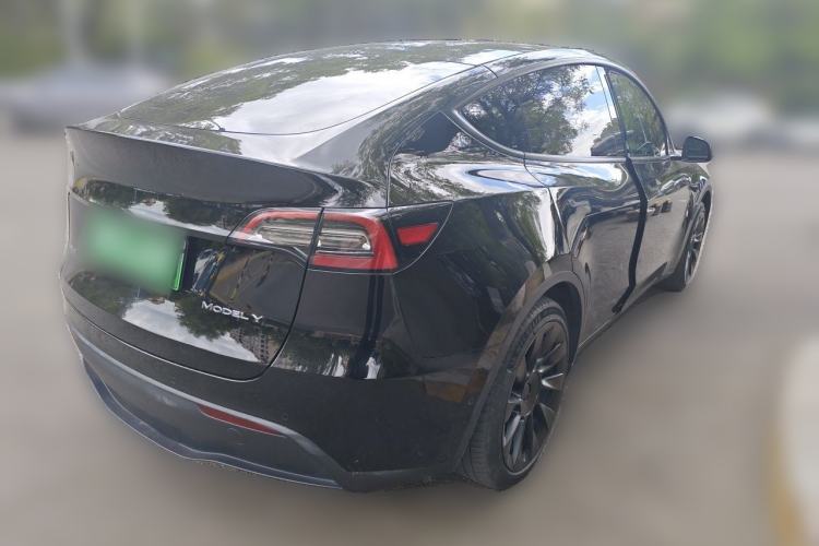 Used Tesla Model Y 2022 Revised Version Long-Range All-Wheel Drive Rear Right 45 Deg