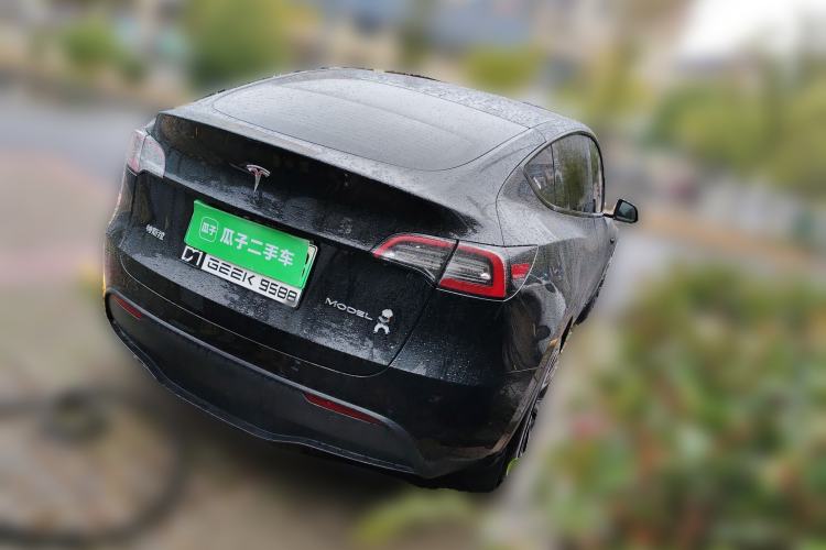 Used Tesla Model Y 2022 Revised Version Rear-Wheel Drive Rear Right 45 Deg