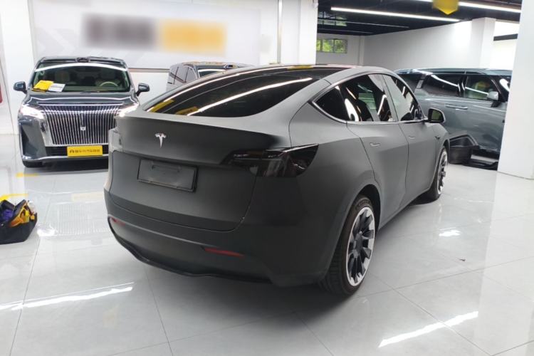 Used Tesla Model Y 2022 Long-Range All-Wheel-Drive Version Rear Right 45 Deg